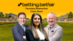 Betfair racing cheat sheet
